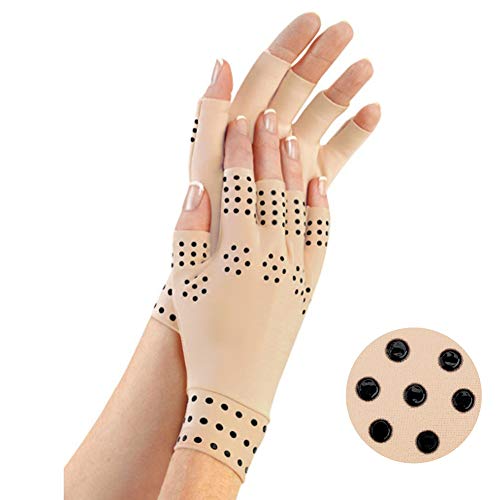 Yiwa Arthritis Therapy Gloves Relief Arthritis Pressure Pain Heal Joints Magnetic Gloves 1 Pair