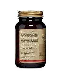 Solgar – Ácido Fólico 800 mcg., 033984011014, 250, 1, 1
