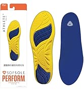 ソフソール(SOFSOLE) ふわふわの履きごこち 人間工学に基づいた衝撃吸収・クッションインソール 中敷き[アーチ/アスリート/アスレティック] 男女兼用 S~XL(23~28cm)