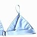 Biki Wave New Hot Design Sexy Women Bikini Brazilian Thong Swimsuit Swimwear (Small, White)