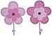 NoJo Wall Hooks, Flower, 2 Count