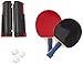 Trademark Innovations Anywhere Table Tennis Set with Paddles and Balls