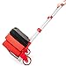 FCH Folding Hand Truck, Aluminum Portable Folding Hand Cart,165lbs Capacity Hand Cart and Dolly Ideal for Home, Auto, Office,Travel Use, Red