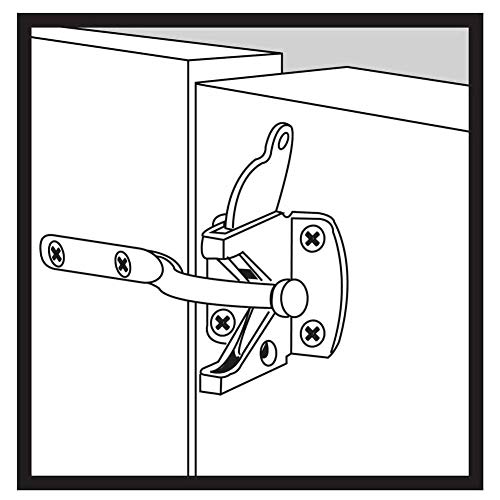 5 Self+Locking+Gate+Latch+Automatic+Fasteners