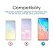 amFilm Elastic Skin Screen Protector for Samsung Galaxy S10 Plus (2 Pack) Easy Installation, Alignment Tool, HD Clear, Flexible Premium Quality Screen Protector
