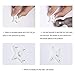 HIPPIH Silent Wall Clock - 10 Inch Battery Operated Round Clock - Easy to Read for Home/Office/School,2 Pack
