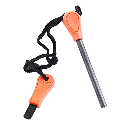 Woyisisi Magnesium Lighter, Outdoor Camping Emergency Survival Tool for Emergency Survival Kits, Camping, Hiking, All-Weather Magnesium Ferro Rod