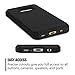 Anuck Galaxy S7 Edge Case, Slidable ID Card Slot Holder Galaxy S7 Edge Wallet Case [Credit Cards Pocket][Hard Shell] Shockproof Armor Rubber Bumper Protective Case Cover for Galaxy S7 Edge - Black