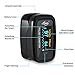 Pulse Oximeter Fingertip - Lovia Accurate Automatic Digital Blood Oxygen Saturation Monitor for Home Use & Heart Rate Monitor with Lanyard, Rotatable OLED Display