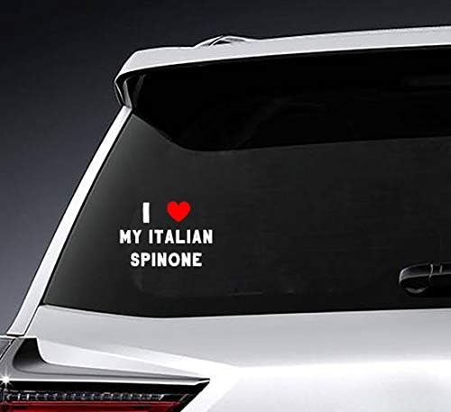 Poloran I Love My Italian Spinone Personalized Last Name Camping Decal RV There Yet Travel Campsite Sticker Travel Trailer Airstream Camping Trailer