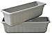 Matri Gina - 18 Inch Premium High-Density Plastic Rectangular Planter & Flower Window Planter Box - Lightweight Plastic Indoor Outdoor Plant Pots with Drainage - Set of 2 Units - Cement Color