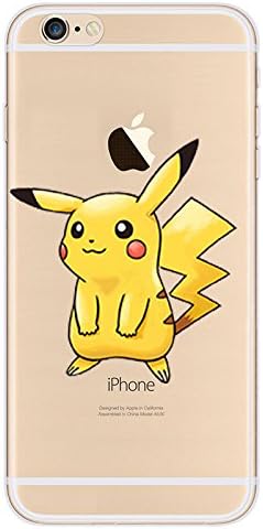 EatMyCase® For iPOD TOUCH 4/5/6 POKEMON Case Collection - Custom Cute Cartoon Soft Gel Tpu Back Cover with EatMyCase® Pen Stylus (iPod Touch 5/6, 1: Pikachu)