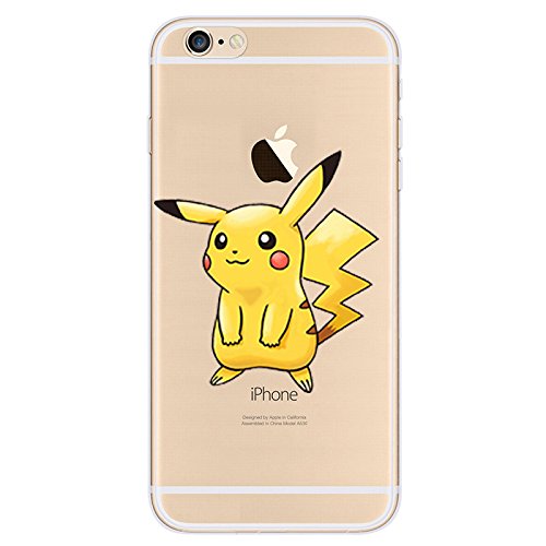 EatMyCase® For iPOD TOUCH 4/5/6 POKEMON Case Collection - Custom Cute Cartoon Soft Gel Tpu Back Cover with EatMyCase® Pen Stylus (iPod Touch 5/6, 1: Pikachu)