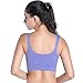 ROPALIA Womens Fitness Yoga Sports Bra Wirefree Seamless Padded Push Up Racerback Top Purple XL