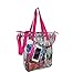K-Cliffs Heavy Duty Clear Tote Deluxe See Through Messenger Work Bag Durable Transparent PVC Lunch Bag