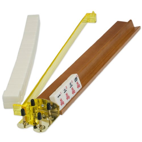 18" American Mah Jongg Multi Color Acrylic Mahjong Game Tile Pushers - Set of 4