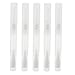 Qorol 5pcs 3ml Empty Transparent Twist Pen Cosmetic Container Lip Gloss Eyelash Growth Liquid Tube