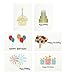 48 Happy Birthday Card Bulk Assortment Set – 6 Fun Designs with Blank Inside – 4 x 6 Inch Cards Include Envelopes and Card Storage Box