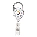 Wincraft NFL Pittsburgh Steelers Retractable Premium Badge Holder, Team Color, One Size