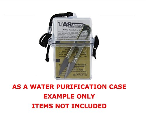 VAS WATERPROOF DUST RESISTANT SPORTS DRY BOX CASE | ID HOLDER | CREDIT CARDS | LANYARD | MONEY | BADGE | CRUISE | TRAVEL | BEACH | POOL | BOATINGBULLETS (RED, ONE CASE)