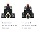 ZOOKOTO 50 Amp Circuit Breaker with Manual Reset Fuse Holder Solar Panel Fuse for Auto Car Marine Boat Stereo Switch Audio Inverter System Protection