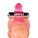 Vibrating Cock Ring - 7 Function Vibrating Bullet - Stretchy Ring for Prolonging Erections - Adult Sex Toy