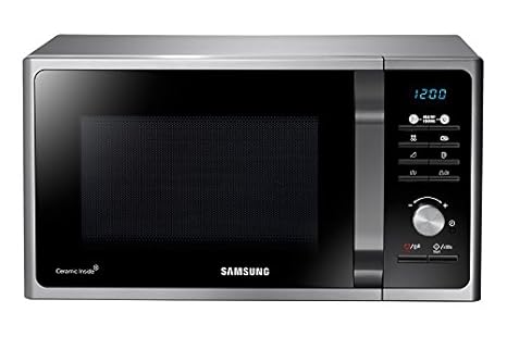 Samsung MG23F301TAS Encimera 23L 800W Negro, Plata - Microondas ...