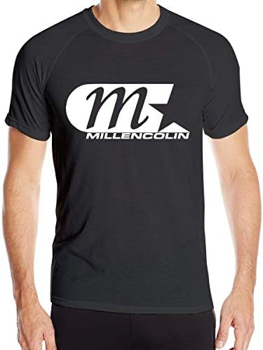 Honsey Millencolin Men's Dry Fit Athletic Short Sleeve T Shirts Moisture Wicking Sport Performance Crew Shirt