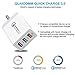 Quick Charge 3.0 Wall Charger, AOLERX 3-Port USB Foldable Plug, for iPad Tablet Phone Quick Charge Travel Adapter Android Fast Charger Compatible with Samsung, LG, HTC, iPhone & More