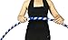 The Spinsterz Beginner Hoop: Weighted Fitness Hula-Hoop for Adults Weight Loss, Waist Exercise Ring for Cardio & Core, Adjustable Quality Detachable Hula Shaper for Beginners, Made in USA - Burgundy