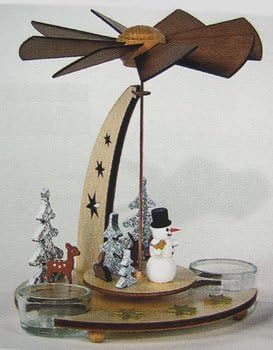 Dregano Snowman Pyramid TeaLight Candles, Germany