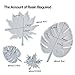 LET'S RESIN Leaf Resin Molds, 4pcs Silicone Coaster Molds Include Silicone Monstera Leaf Molds and Maple Leaf Molds, Epoxy Resin Molds for Making Resin Coasters, Home Decoration