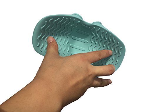 Kingree 2PCS Silicone Heat Resistant Cooking Pinch Mitts, Mini Oven Mitts, Gloves, Cooking Pinch Grips, Pot Holder and potholder for kitchen,(2PC Pinch Mitts-Sky Blue)