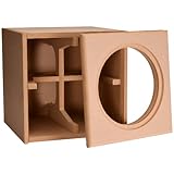 Knock-Down MDF 1.5 cu. ft. Subwoofer Cabinet for Dayton Audio 12