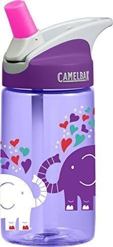 QC Tech Have one to sell? Sell now Details about CamelBak Kids Eddy Water Bottle 0.4 L Elephant Love