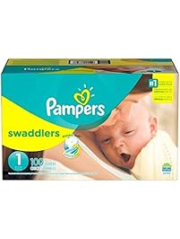 Pampers Swaddlers Diapers Newborn Size 1 (8-14 lb) 216 Count (old version) (Packaging May Vary)