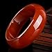 Wide Fashion Red Agate Bangle Bracelet Jewelry Apparel Clothing Mother's Day Gift 60-61mm Middle