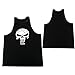 GZXISI Mens Skull Print Stringer Bodybuilding Gym Tank Tops Workout Fitness Vest 3 Pack (3 Pack:Black,Gray,White, Large)