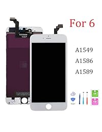 Pantalla de repuesto para iPhone 6 6S LCD y digitalizador de pantalla táctil de repuesto con kit de herramientas de reparación