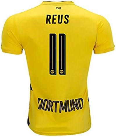MasonMolly 2017/2018 Borussia Dortmund Reus 11 Home Soccer Jersey Mens Yellow Size L