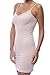 Belugue Women's Full Slip Shapewear Firm Tummy Waist Control Lace Dress Adjustable Spaghetti Body Shaper Under Dress Nude XL