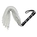 Silver Metal Tassels Chain Rhinestone Leather Handle Whip Floggers Magic Stage Costumethumb 2