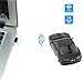 Sport Car Shape 2.4Ghz Wireless Mouse Optical Gaming Mouse Cool Mice with USB Receiver for PC Laptop Computer, 3 Button 1600DPI (Black)