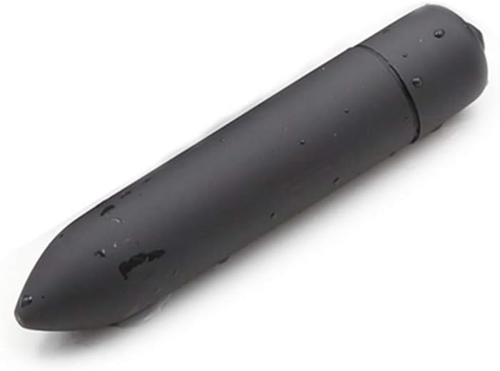 Silicone Black Bullet Adjustable Vibrating Pen Game Props