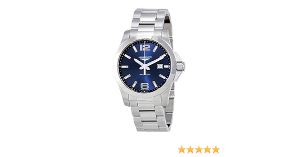 Amazon.com: Longines Conquest L3.760.4.96.6 Blue dial Stainless Steel 43mm  : Clothing, Shoes \u0026 Jewelry