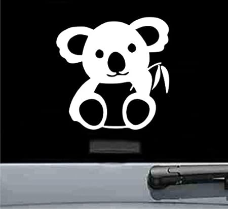 JS Artworks Koala Bear with twig Vinyl 