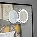 10x Magnifying Lighted Makeup Mirror. Warm LED Tap Light Bathroom Vanity Mirror. Wireless & Compact Travel Mirror