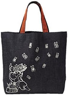 Japan Kurashiki denim tote bag retro handmade Japanese pattern made in Japan Nippon craftsman (a succession of visitors)