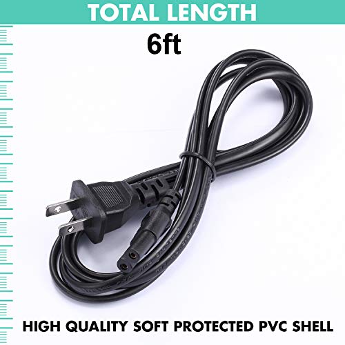 PS4 Controller Charging Cable Set, 2 Pcs Charge & Sync Cords, 10 ft Plug & Play Micro USB Cables for Playstation 4 DualShock 4 Controllers with 6 ft 2-Prong AC Power Cord for Sony PS4 / PS4 Slim