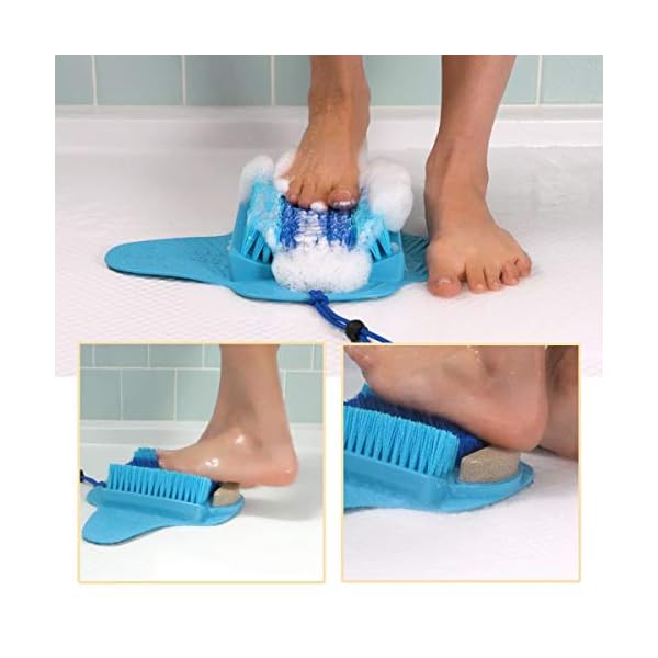 Foot-Scrubber-Brush-YF-Massage-Shower-Floor-Foot-Cleaner-with-Pumice-Bristles-Exfoliating-Dead-Skin-Foot-Spa-Anti-slip-Suction-Cups Foot Scrubber Brush, YF, Massage Shower Floor Foot Cleaner with Pumice Bristles Exfoliating Dead Skin Foot Spa Anti-slip…